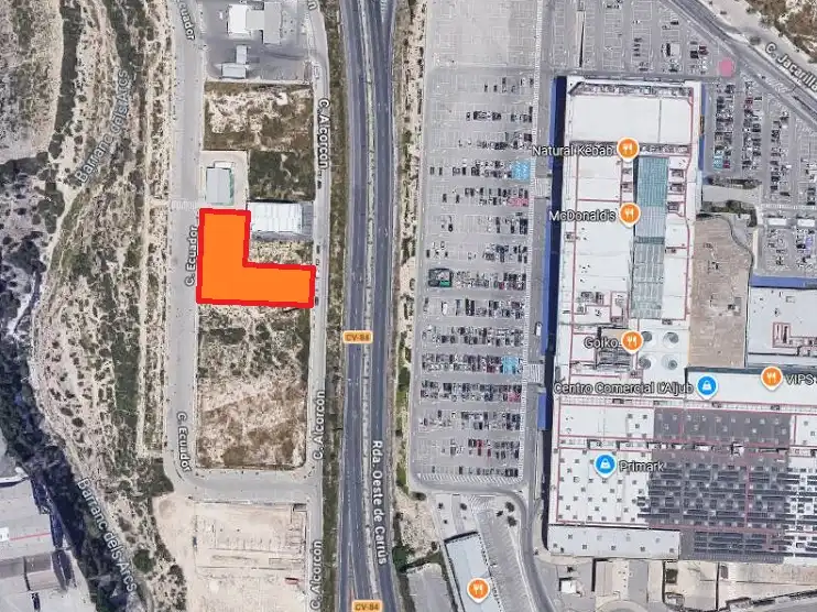 Außenansicht von Fabrik Grundstücke zum Verkauf in Elche / Elx