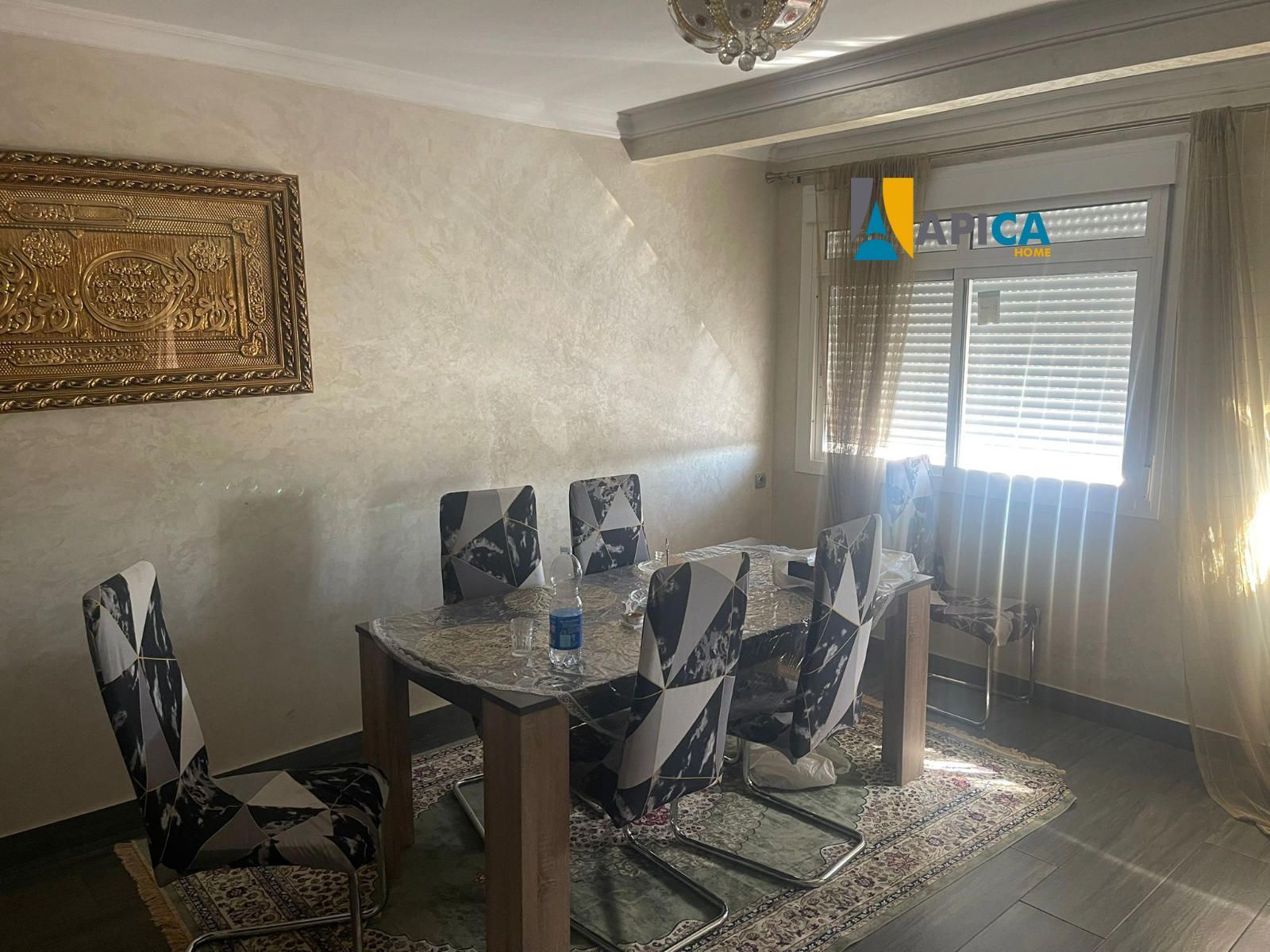 Dining room of Flat for sale in Algeciras  with Heating, Terrace and Furnished