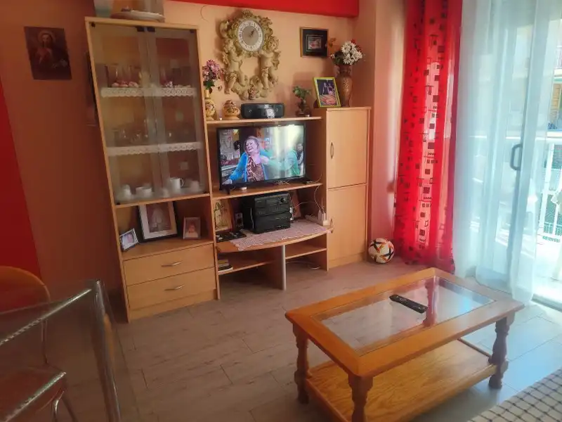 Wohnzimmer von Wohnungen zum Verkauf in Cullera mit Klimaanlage, Parkett und Terrasse