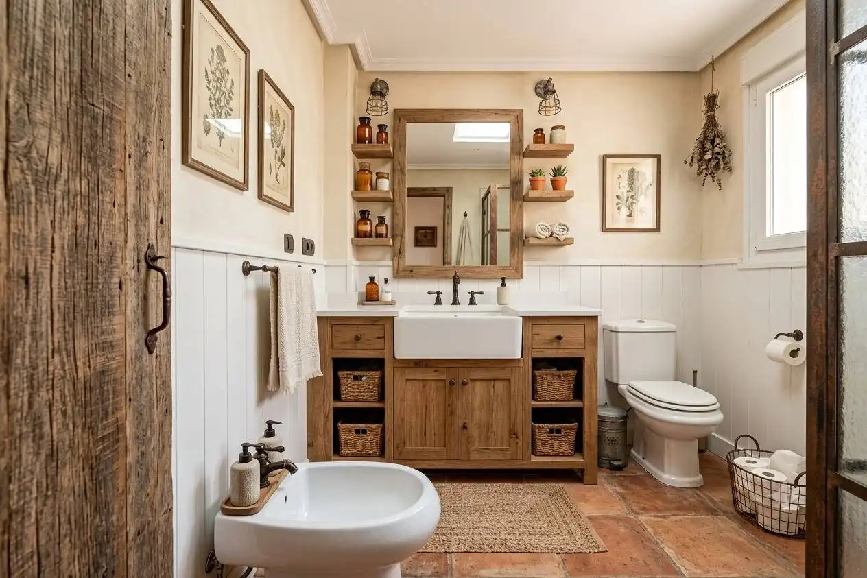 Baño de Casa o chalet en venta en Roquetas de Mar con Aire acondicionado, Calefacción y Terraza