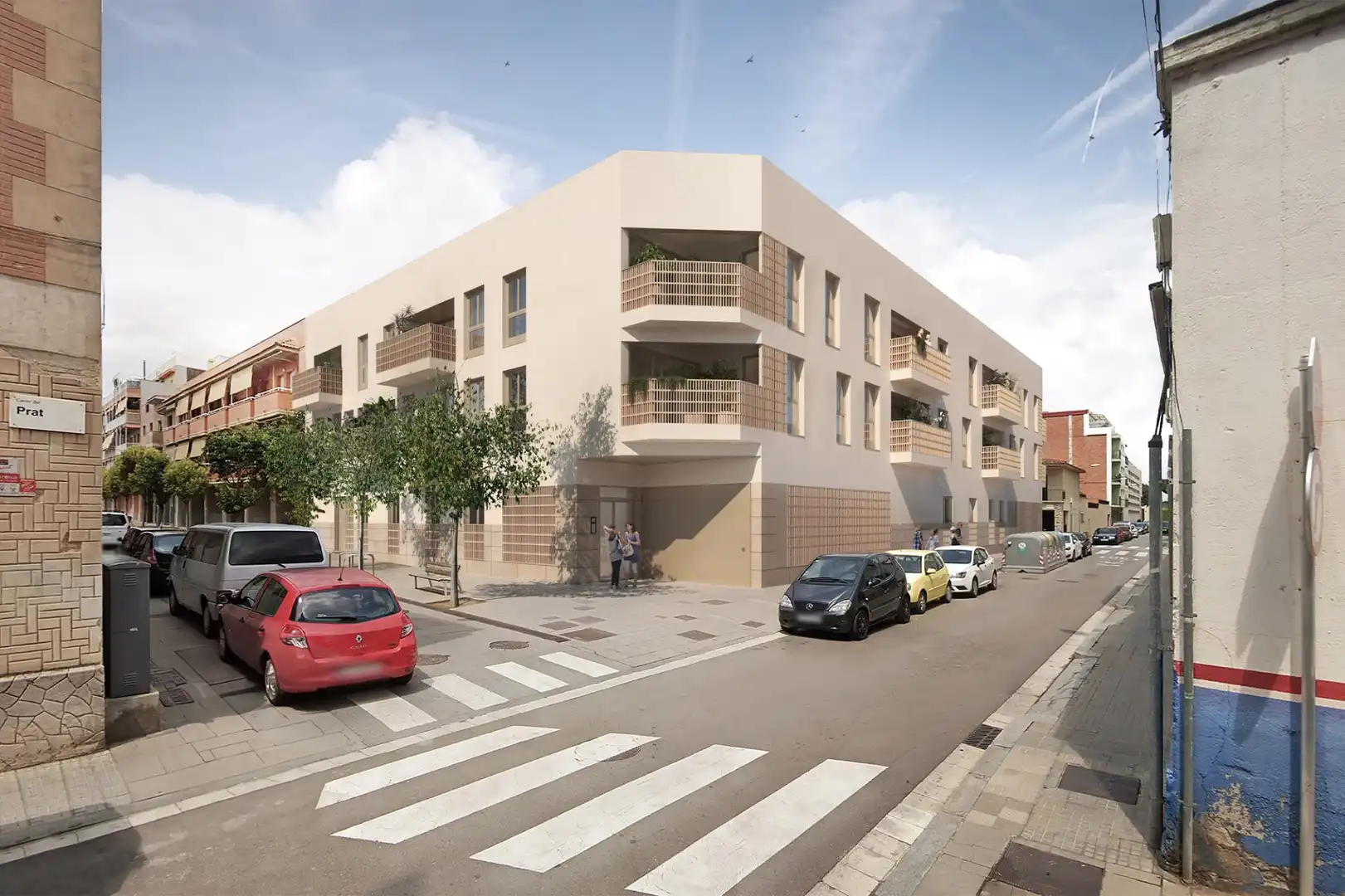 Exterior view of Duplexes for sale in El Prat de Llobregat  with Air Conditioner, Heating and Terrace