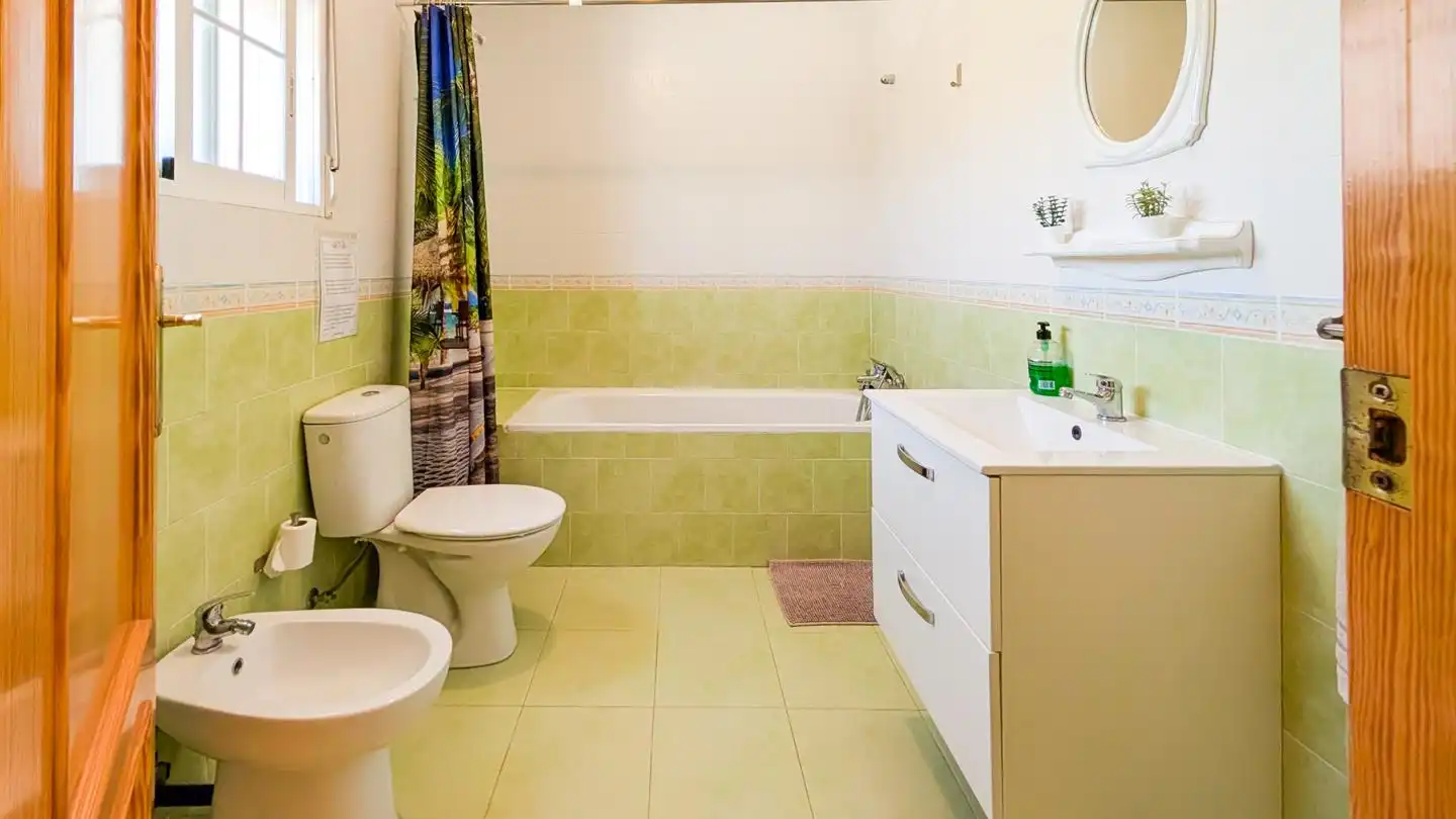 Bany de Casa o xalet en venda en Elche / Elx amb Aire condicionat, Jardí privat i Terrassa
