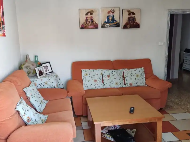 Sala de estar de Piso en venta en Logrosán con Aire acondicionado, Calefacción y Terraza
