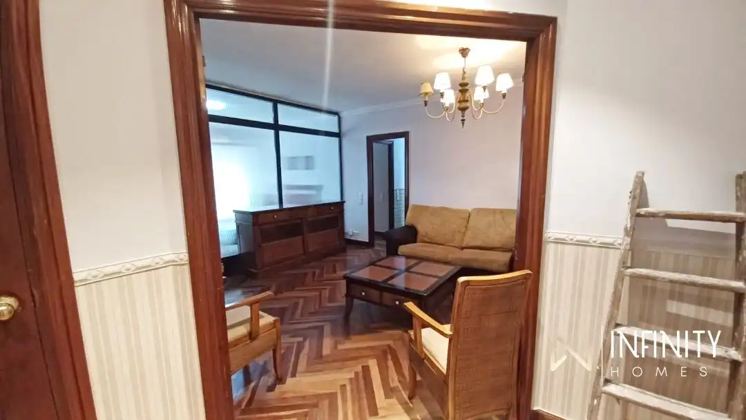 Wohnzimmer von Wohnung zur Miete in Bilbao  mit Terrasse