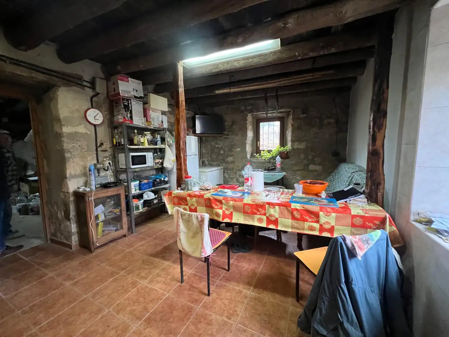 Cocina de Finca rústica en venta en Santibáñez del Val con Jardín privado, Parquet y Terraza