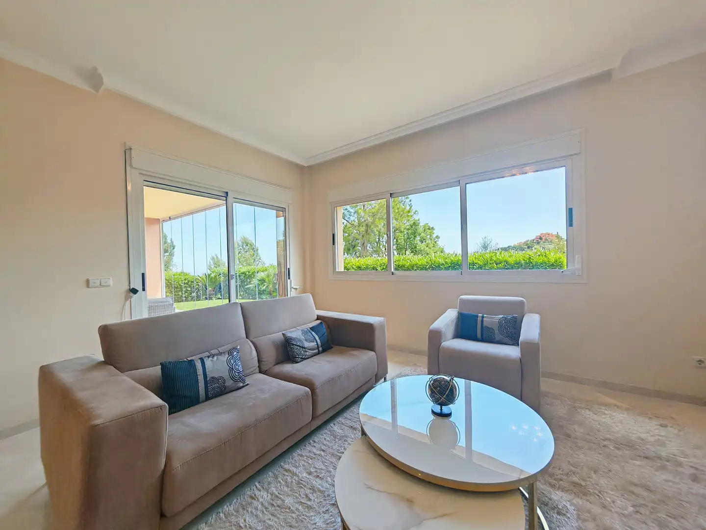 Sala de estar de Apartamento en venta en Ojén con Aire acondicionado, Terraza y Trastero