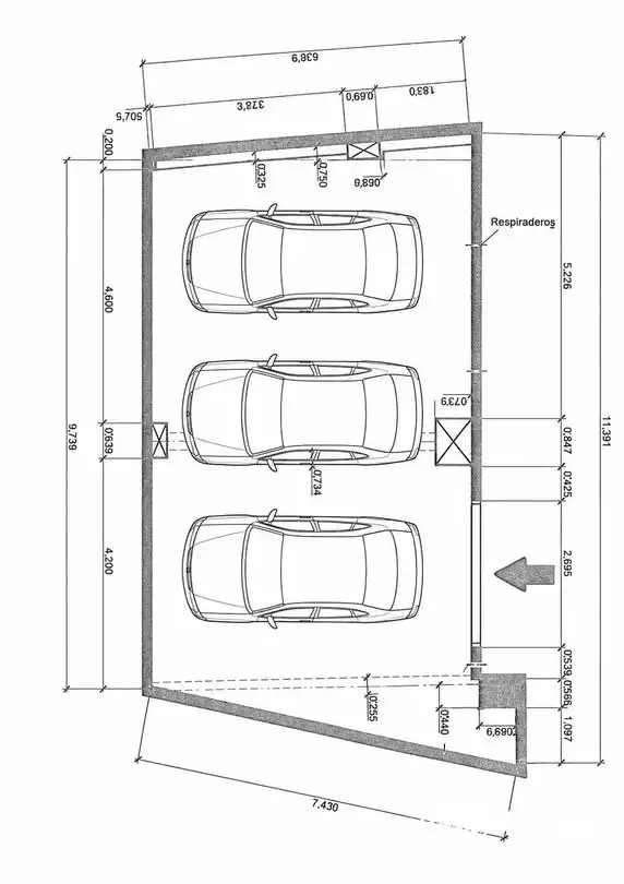 Parkplatz von Garage zum Verkauf in Bilbao 