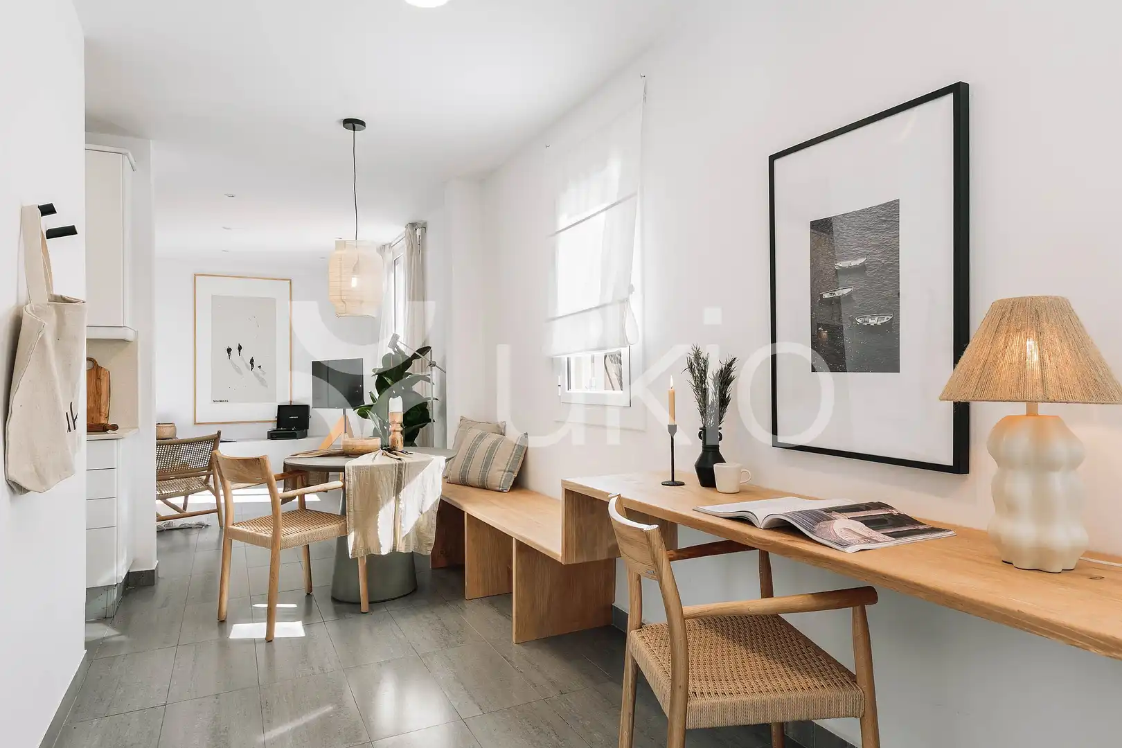 Dining room of Study for rent in Barcelona  with Air Conditioner, Heating and Terrace