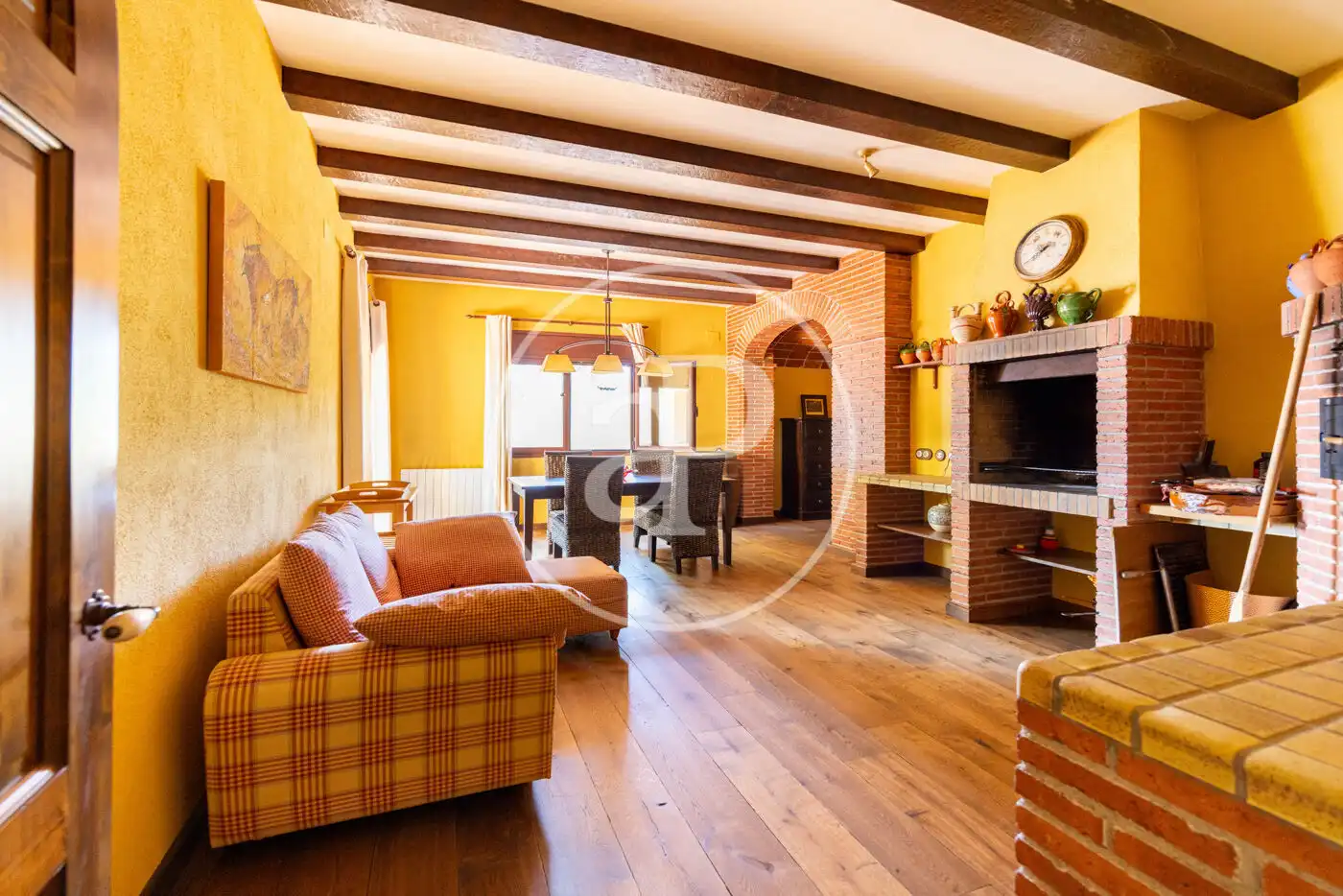 Sala d'estar de Casa o xalet en venda en Argentona amb Aire condicionat, Calefacció i Jardí privat