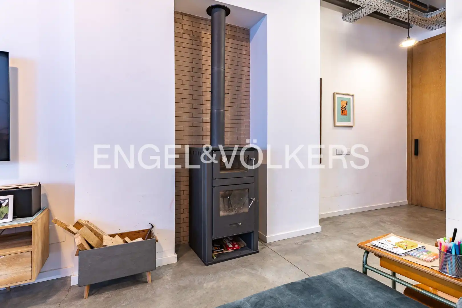 Wohnzimmer von Wohnungen zum Verkauf in Badalona mit Klimaanlage, Heizung und Terrasse