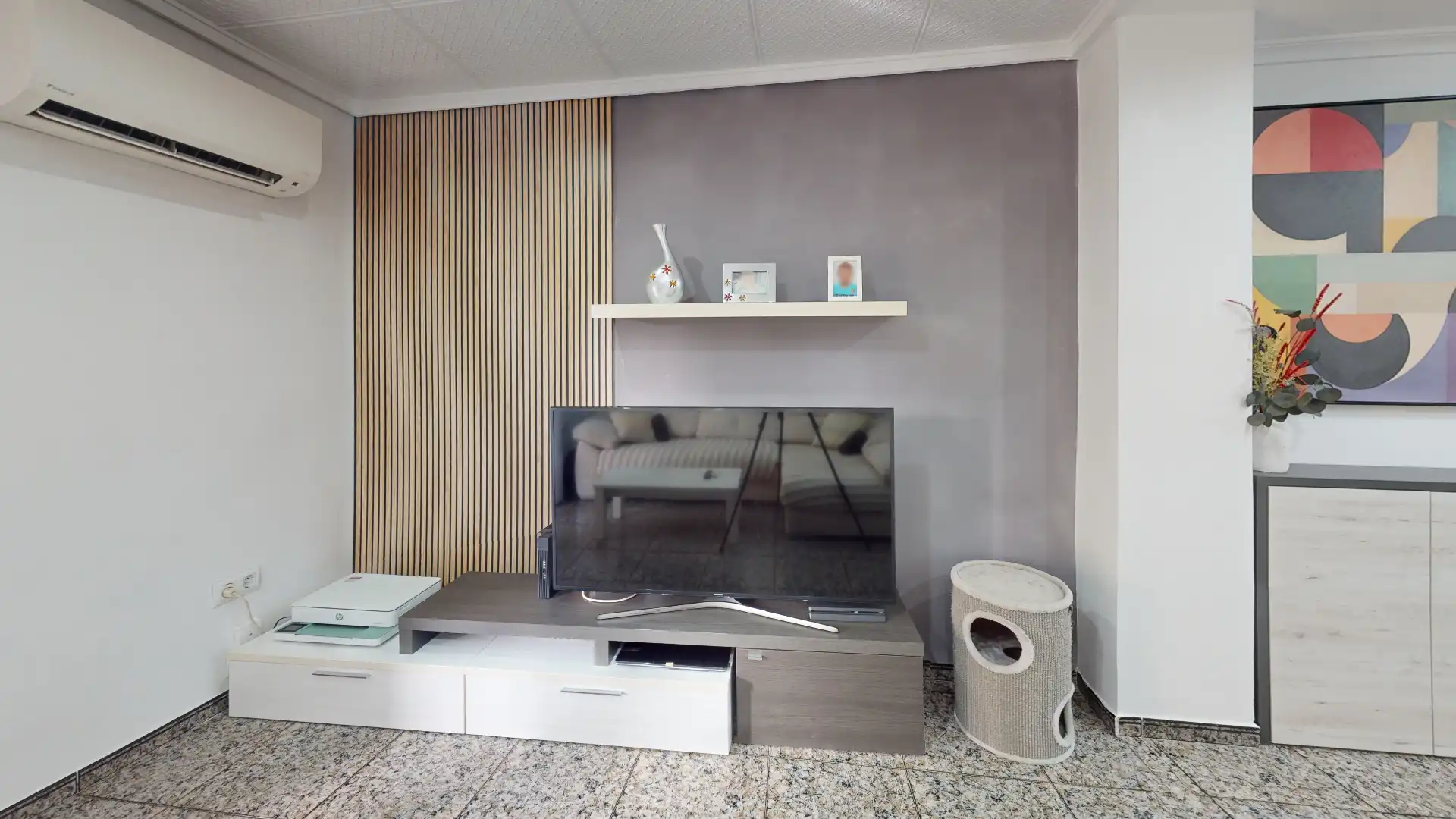 Sala de estar de Piso en venta en Elche / Elx con Aire acondicionado, Amueblado y Horno