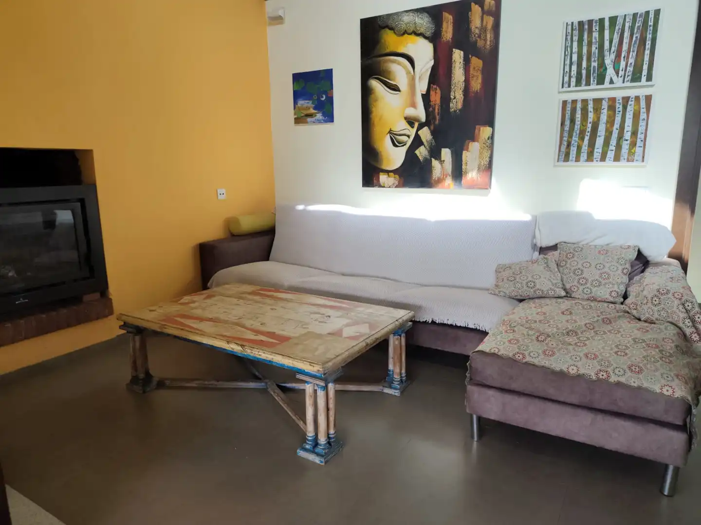 Wohnzimmer von Country house zur Miete in Salobreña mit Privatgarten, Terrasse und Schwimmbad