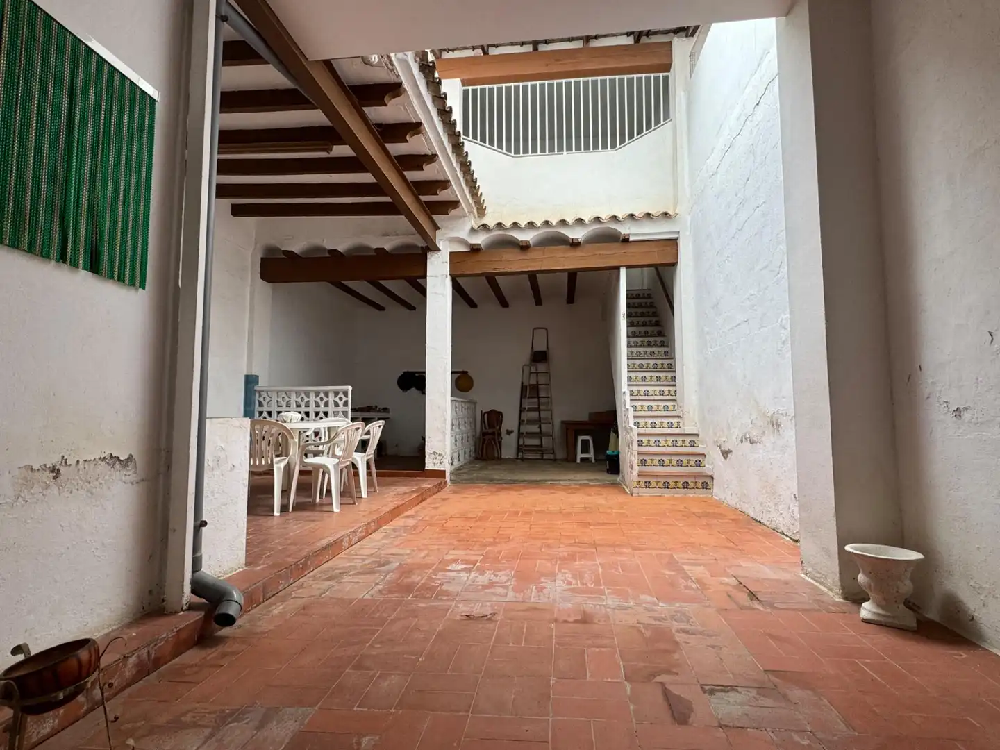 Casa amb terrassa en venda a Calle SANTA BARBARA