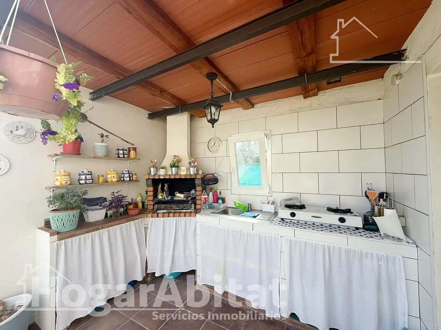 Cocina de Casa o chalet en venta en Vilamarxant con Aire acondicionado, Jardín privado y Terraza