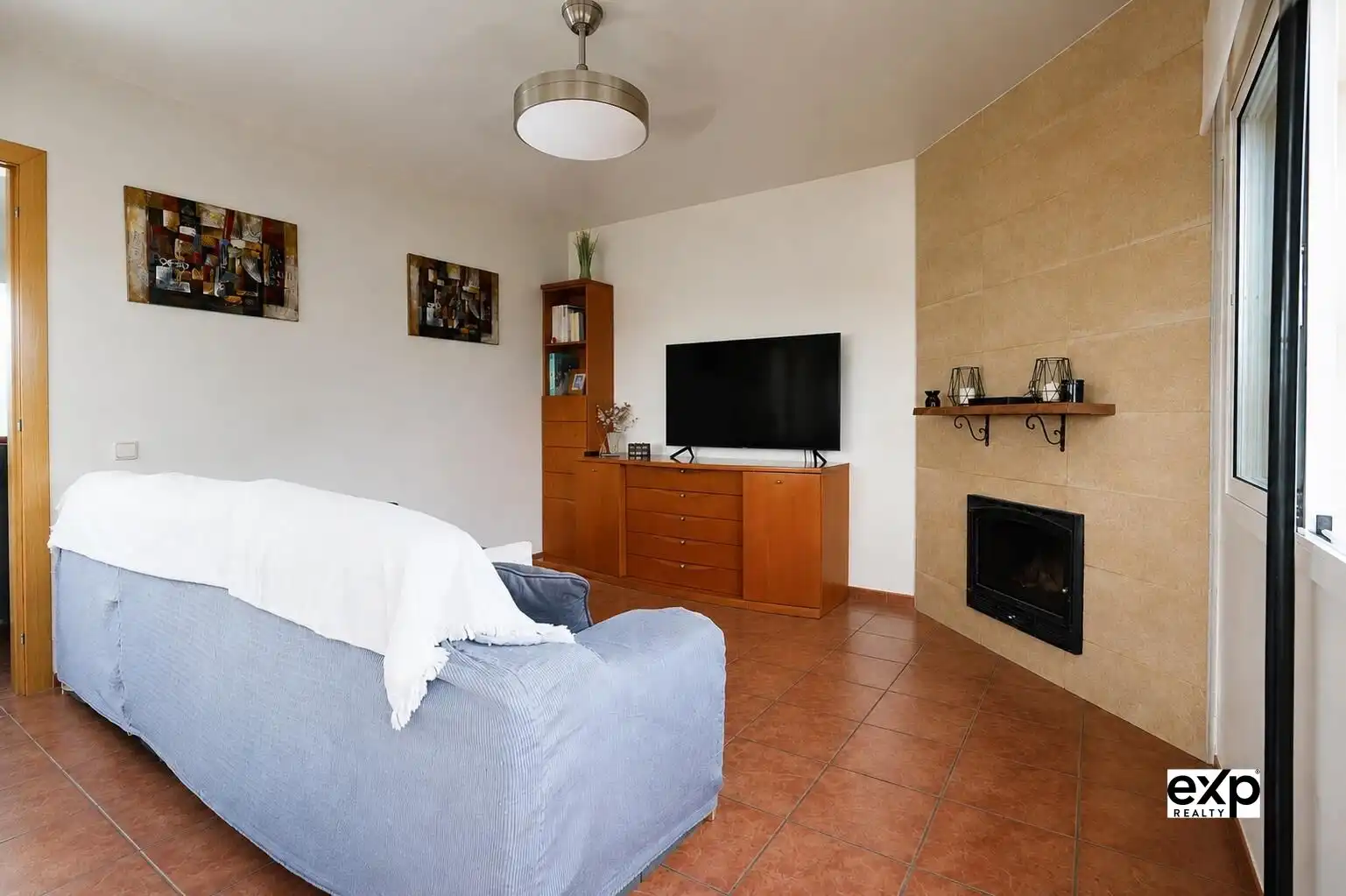 Wohnzimmer von Haus oder Chalet zum Verkauf in Calafell mit Heizung, Privatgarten und Terrasse