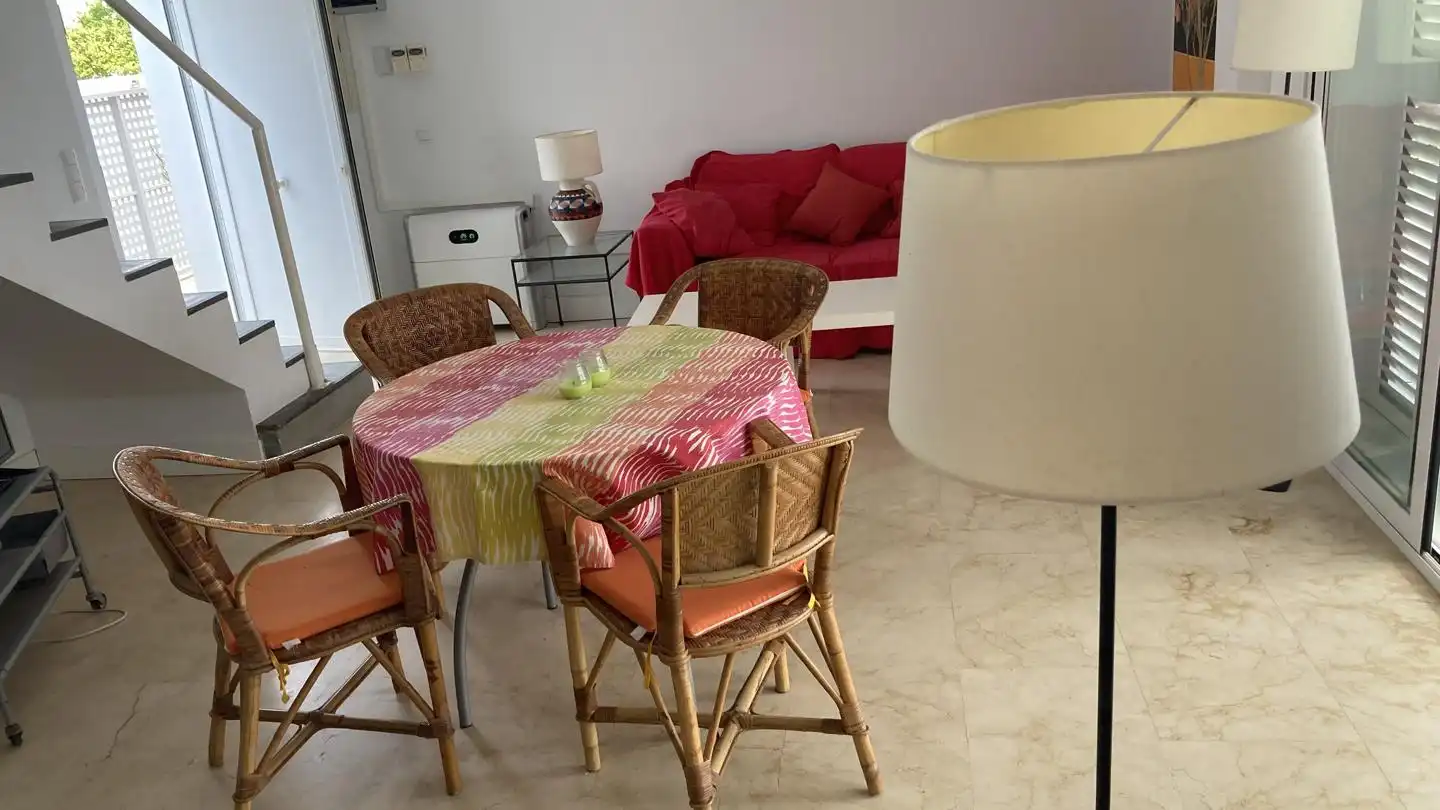 Menjador de Casa o xalet de lloguer en Vera amb Aire condicionat, Jardí privat i Terrassa