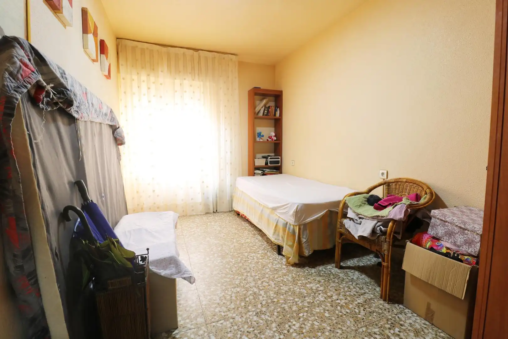 Schlafzimmer von Wohnung zum Verkauf in Elche / Elx mit Klimaanlage, Möbliert und Balkon