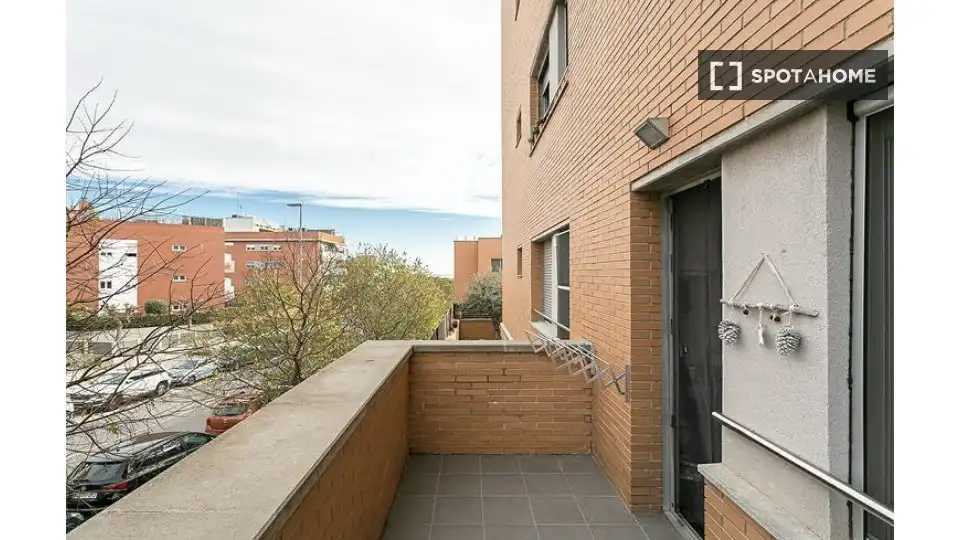Vista exterior de Piso para compartir en Montgat con Aire acondicionado, Terraza y Amueblado