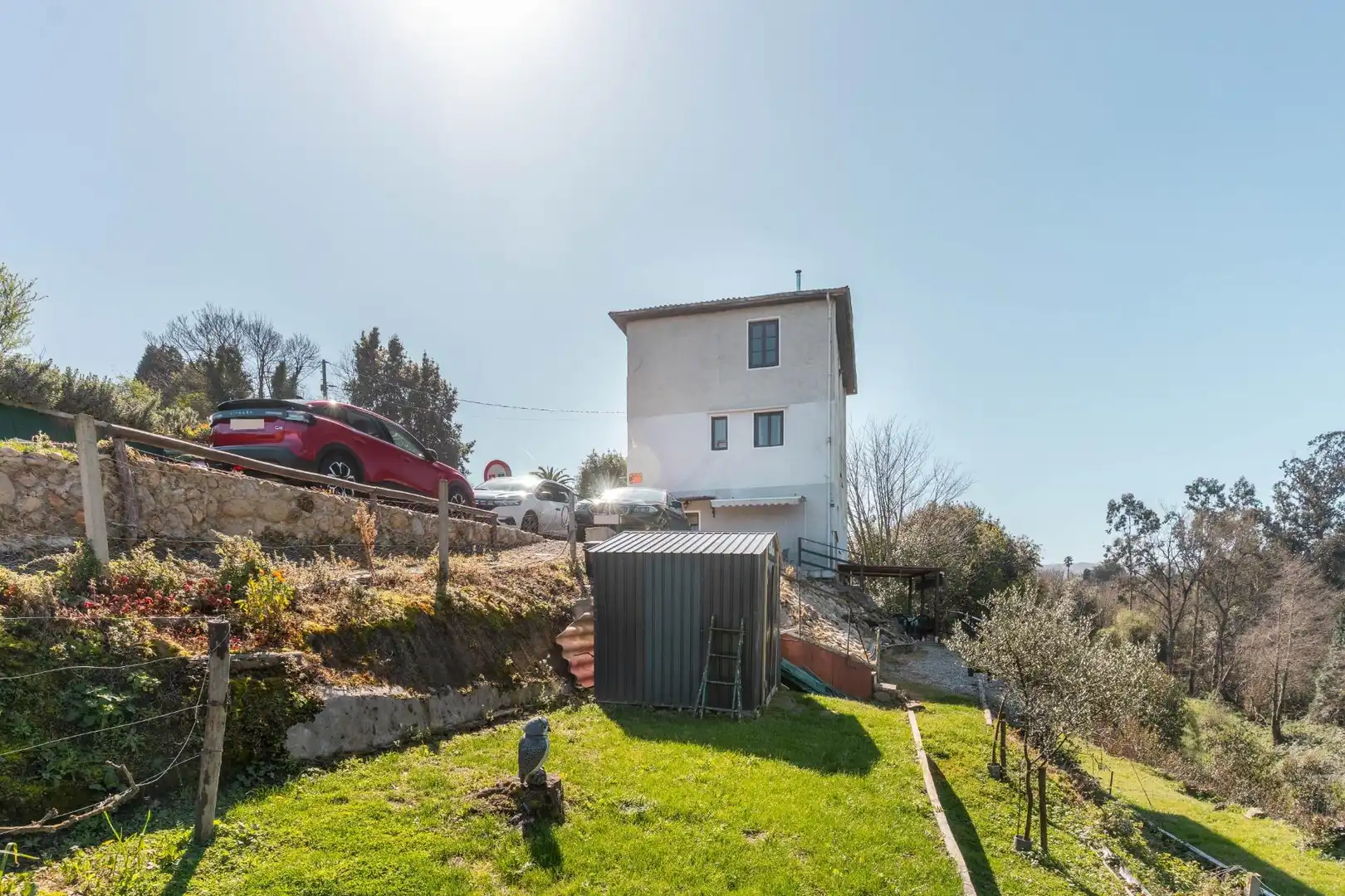 Vista exterior de Casa o xalet en venda en Muros de Nalón amb Calefacció, Jardí privat i Traster