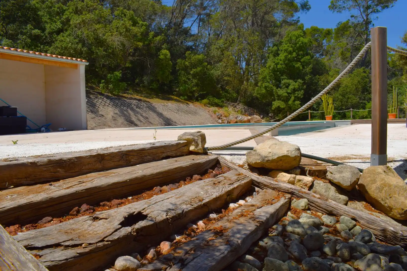 Swimming pool of Country homes for rent in Sineu  with Air Conditioner, Private garden and Terrace