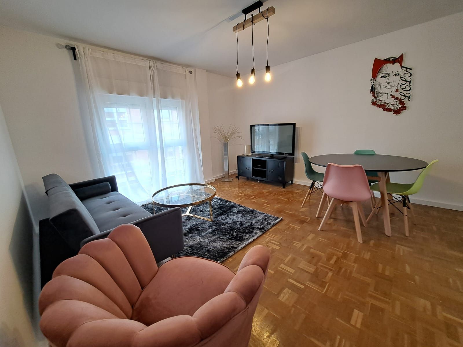 Living room of Flat for sale in Ávila Capital  with Heating and Furnished