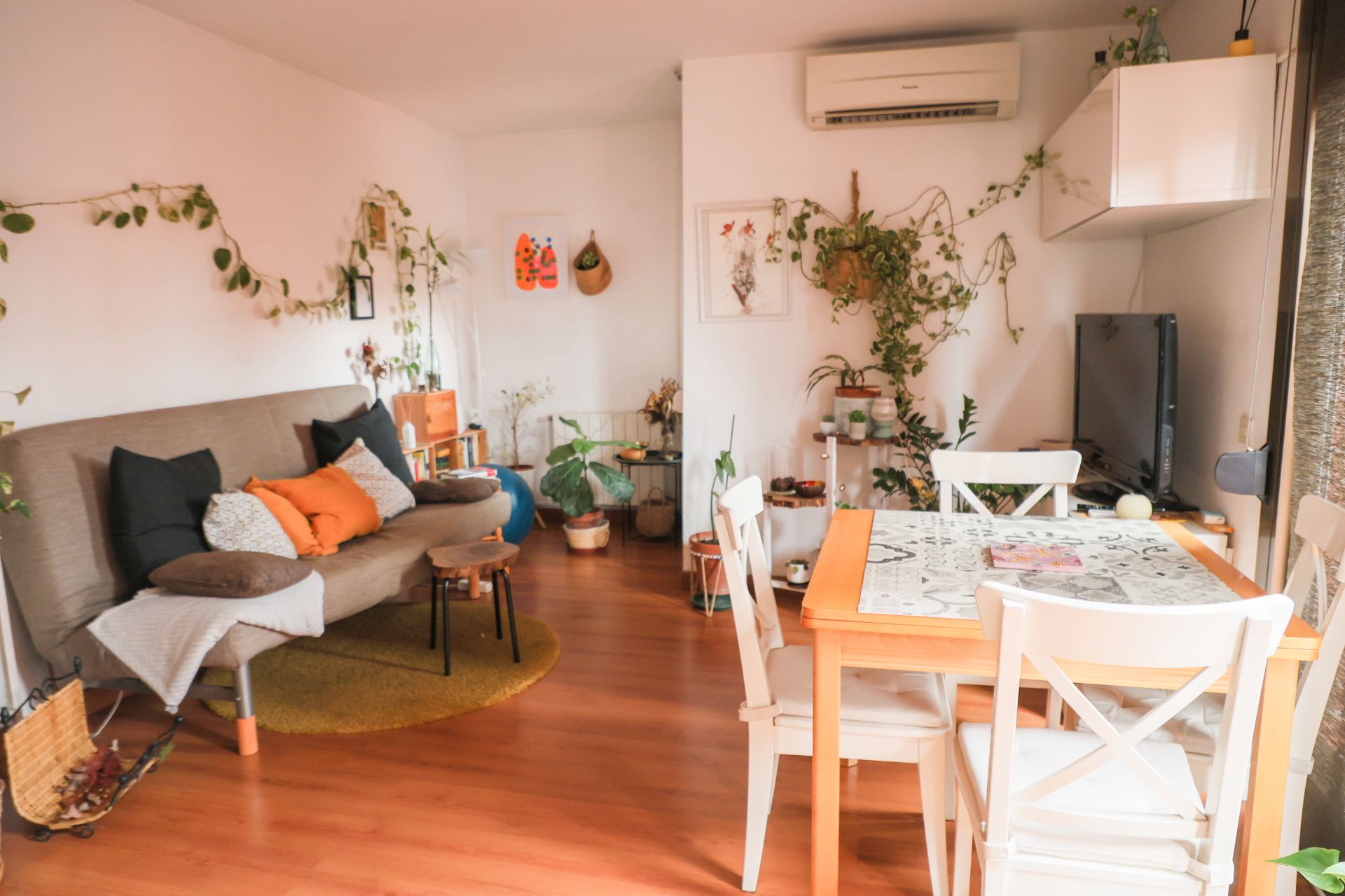 Sala d'estar de Àtic en venda en  Barcelona Capital amb Aire condicionat, Calefacció i Terrassa