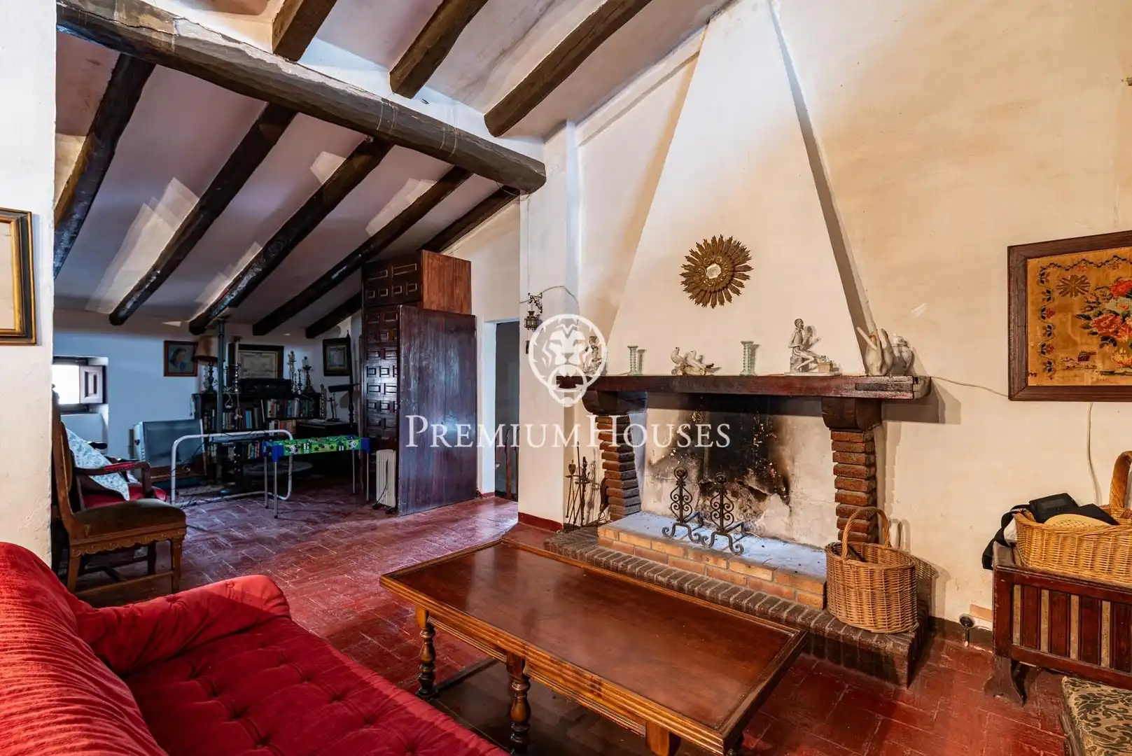 Sala de estar de Casa o chalet en venta en Vinyols i els Arcs con Jardín privado, Terraza y Trastero