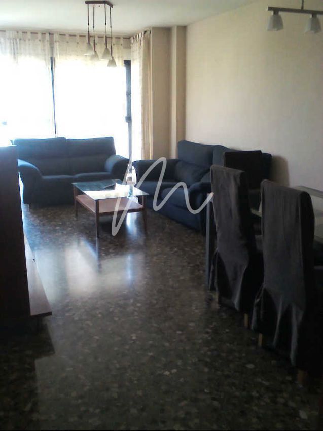 Sala d'estar de Dúplex de lloguer en  Valencia Capital amb Aire condicionat, Moblat i Forn