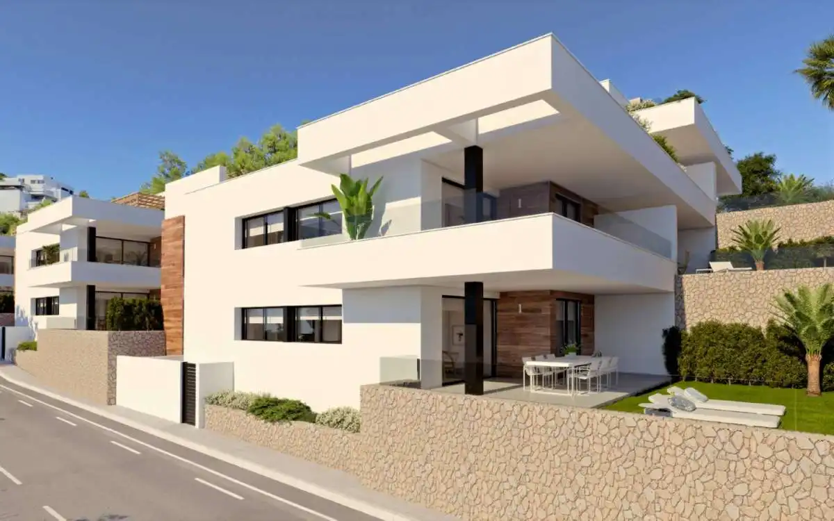 Außenansicht von Maisonette zum Verkauf in Benitachell / El Poble Nou de Benitatxell mit Terrasse und Gemeinschaftspool