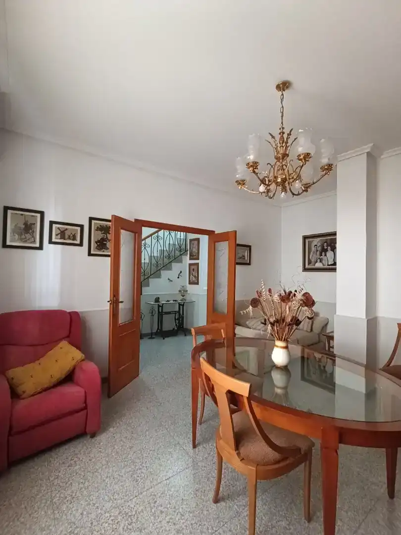 Sala d'estar de Casa adosada en venda en Villarrobledo, Albacete