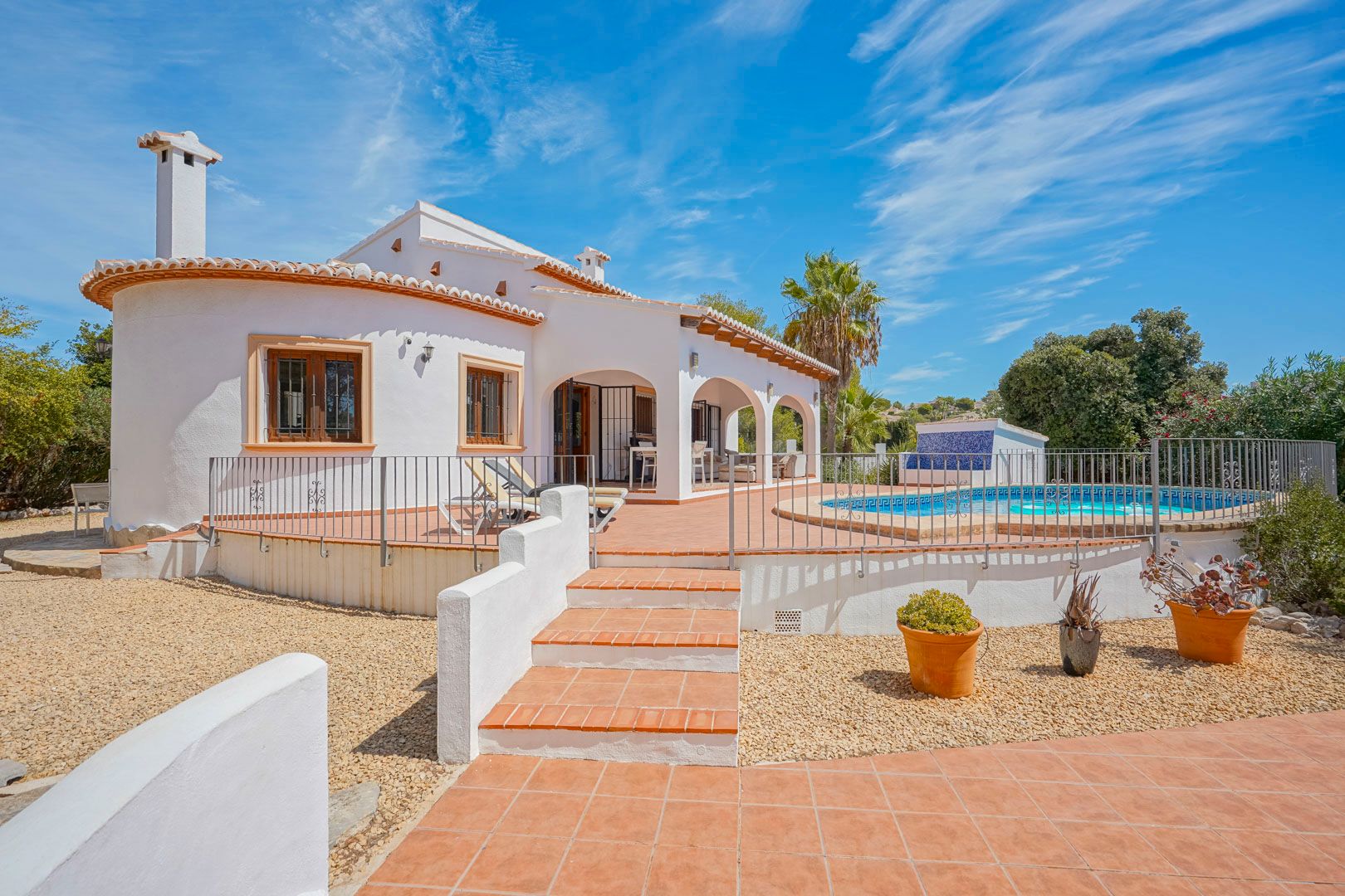 Vista exterior de Casa o chalet en venta en Jávea / Xàbia con Calefacción y Piscina
