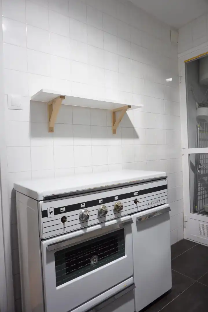 Cocina de Piso de alquiler en Valencia con Aire acondicionado, Parquet y Amueblado