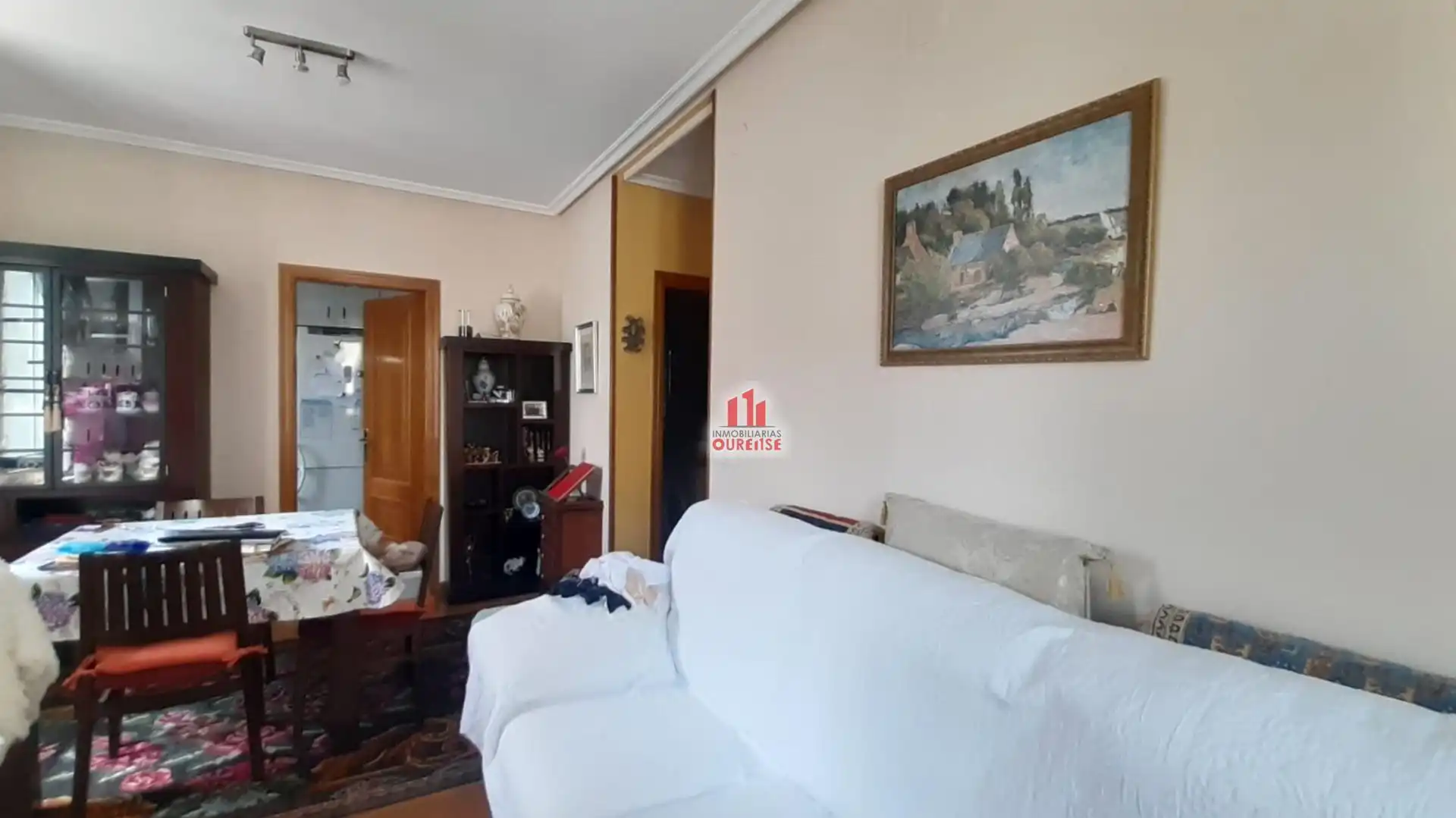 Living room of Houses for sale in Ourense Capital   with Furnished and Balcony