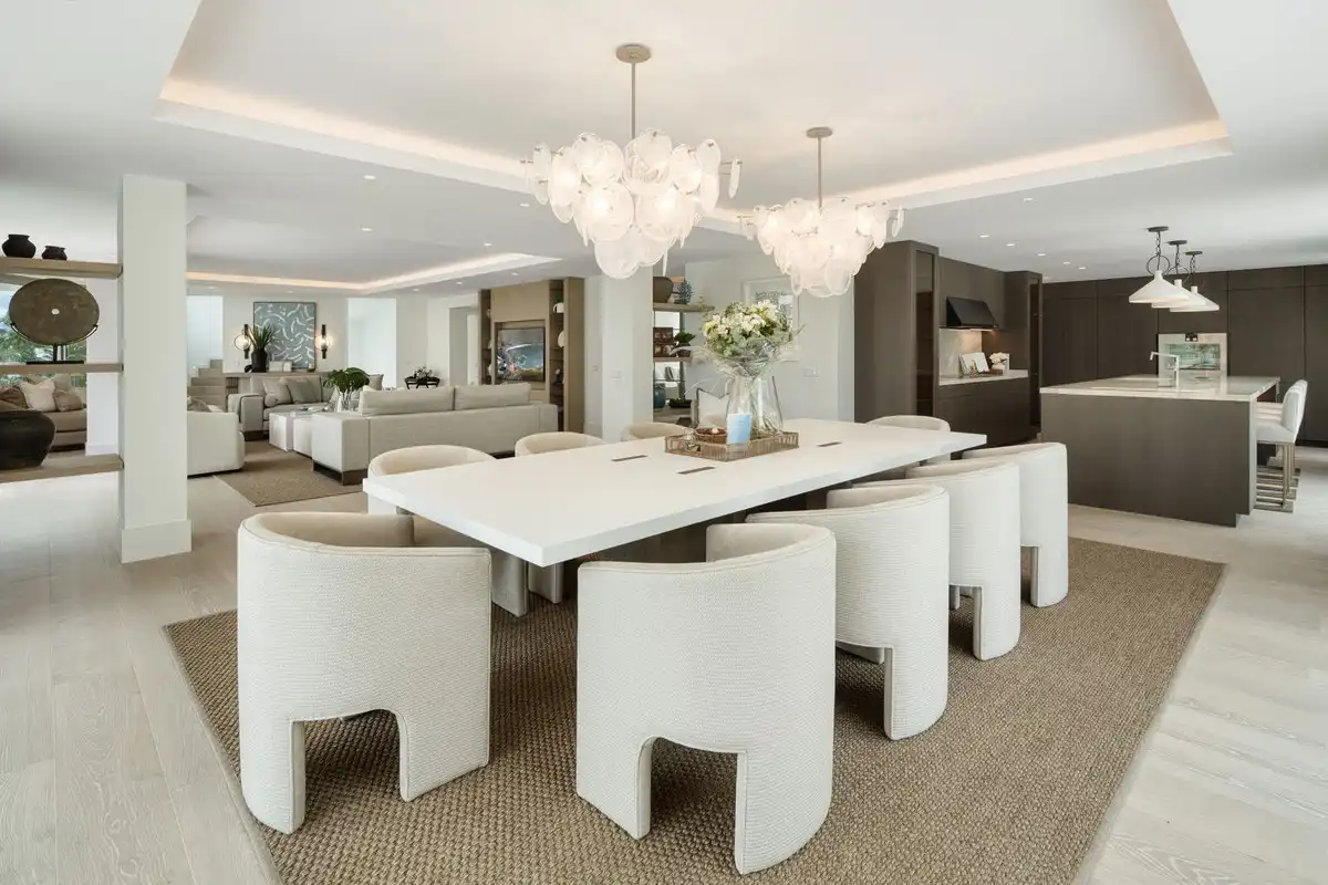 Esszimmer von Haus oder Chalet zum Verkauf in Marbella mit Klimaanlage, Privatgarten und Terrasse