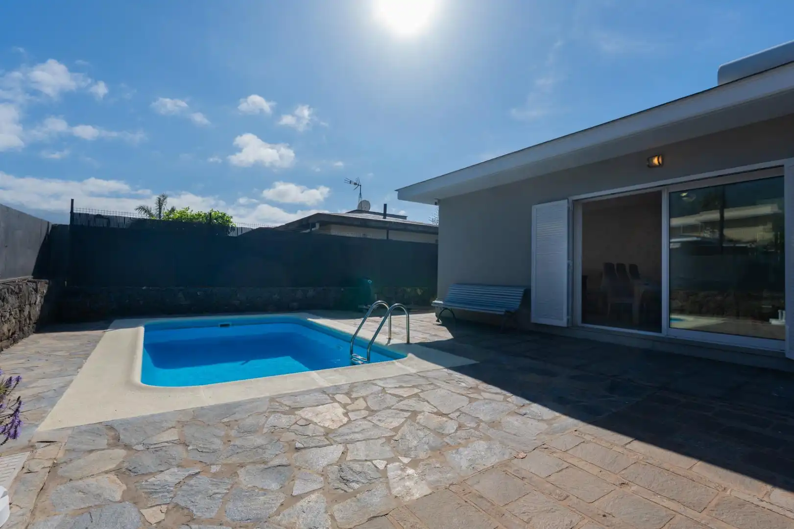 Piscina de Casa o xalet de lloguer en La Orotava amb Jardí privat, Parquet i Terrassa