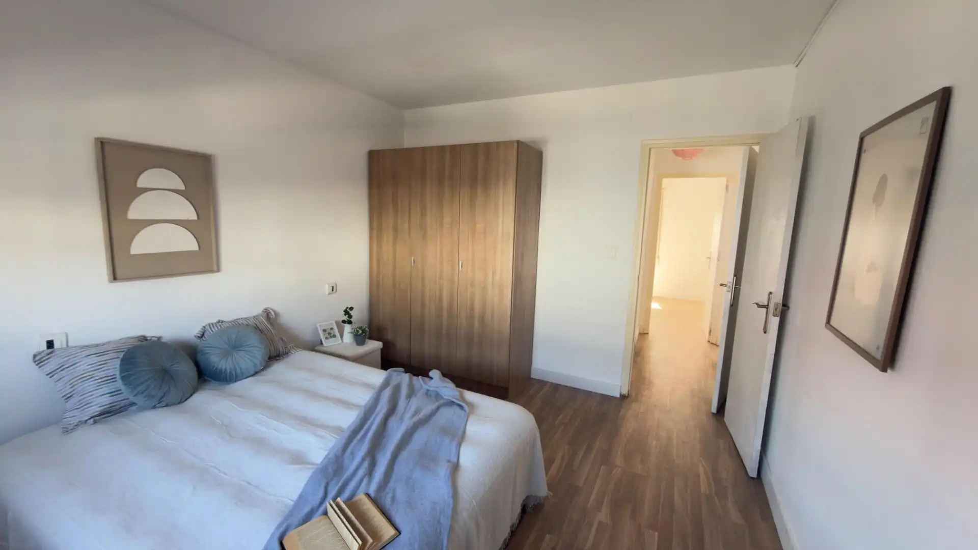 Bedroom of Flat for sale in Murcia  with Air Conditioner, Terrace and Furnished