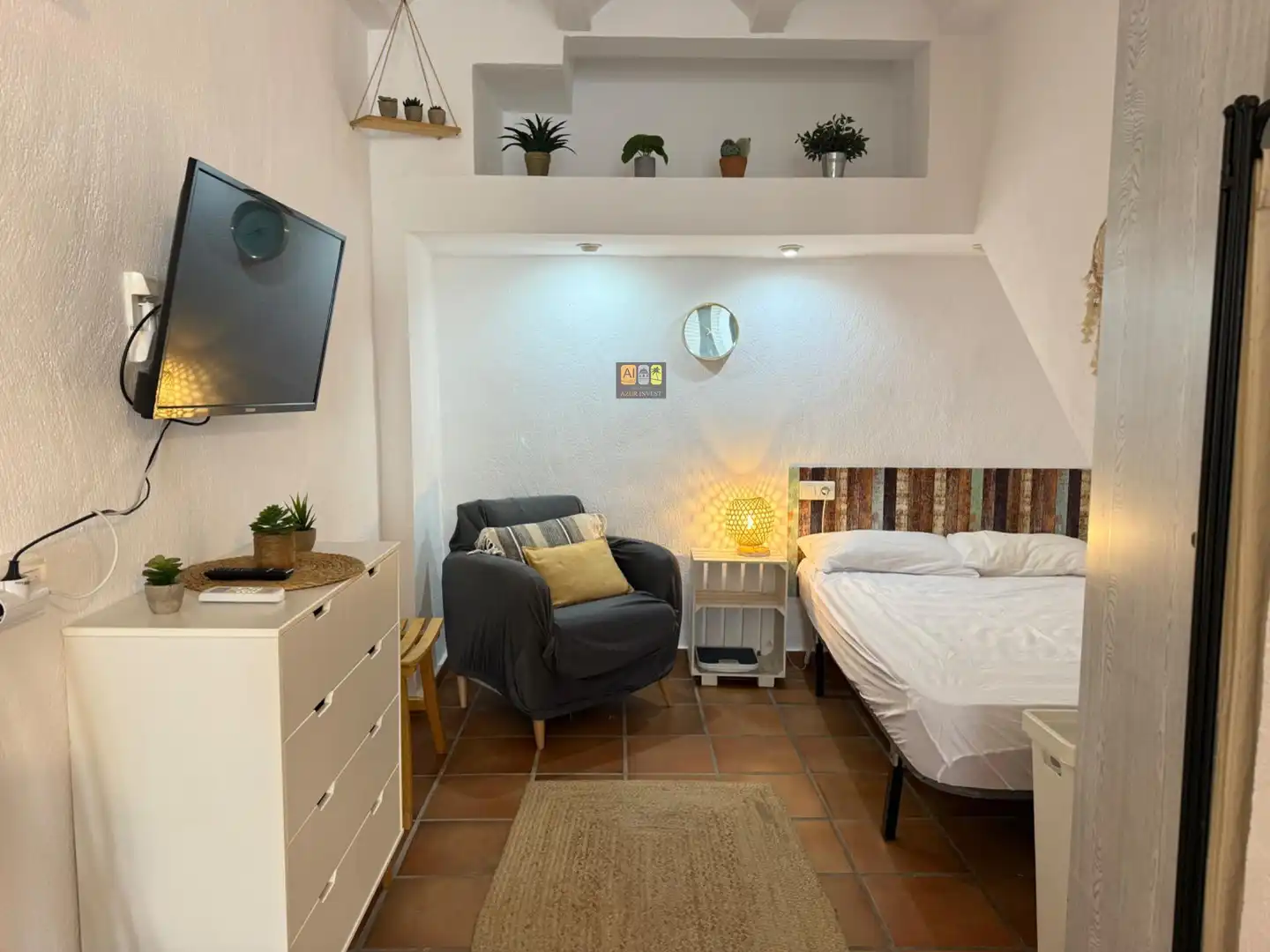 Schlafzimmer von Wohnung zur Miete in Altea mit Klimaanlage, Heizung und Möbliert