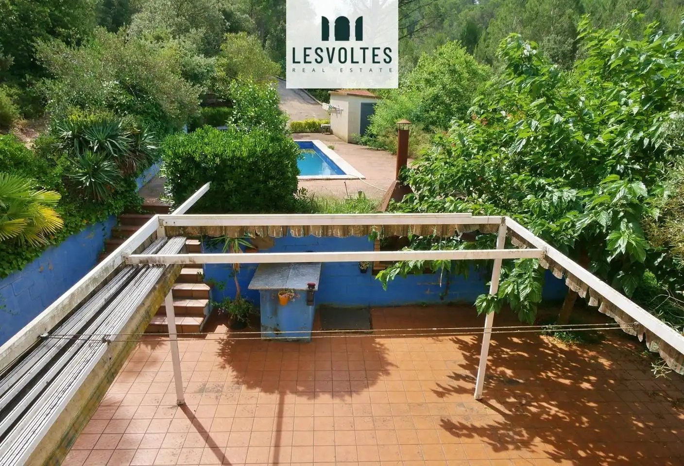 Vista exterior de Casa o chalet en venta en Ventalló con Jardín privado, Parquet y Terraza