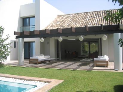 Terrassa de Casa o xalet en venda en El Puerto de Santa María amb Aire condicionat, Terrassa i Piscina