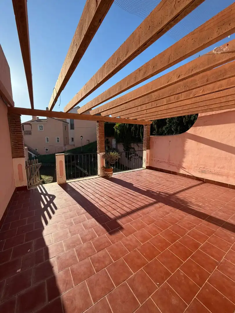 Terrassa de Casa adosada en venda en Mijas amb Calefacció, Jardí privat i Terrassa