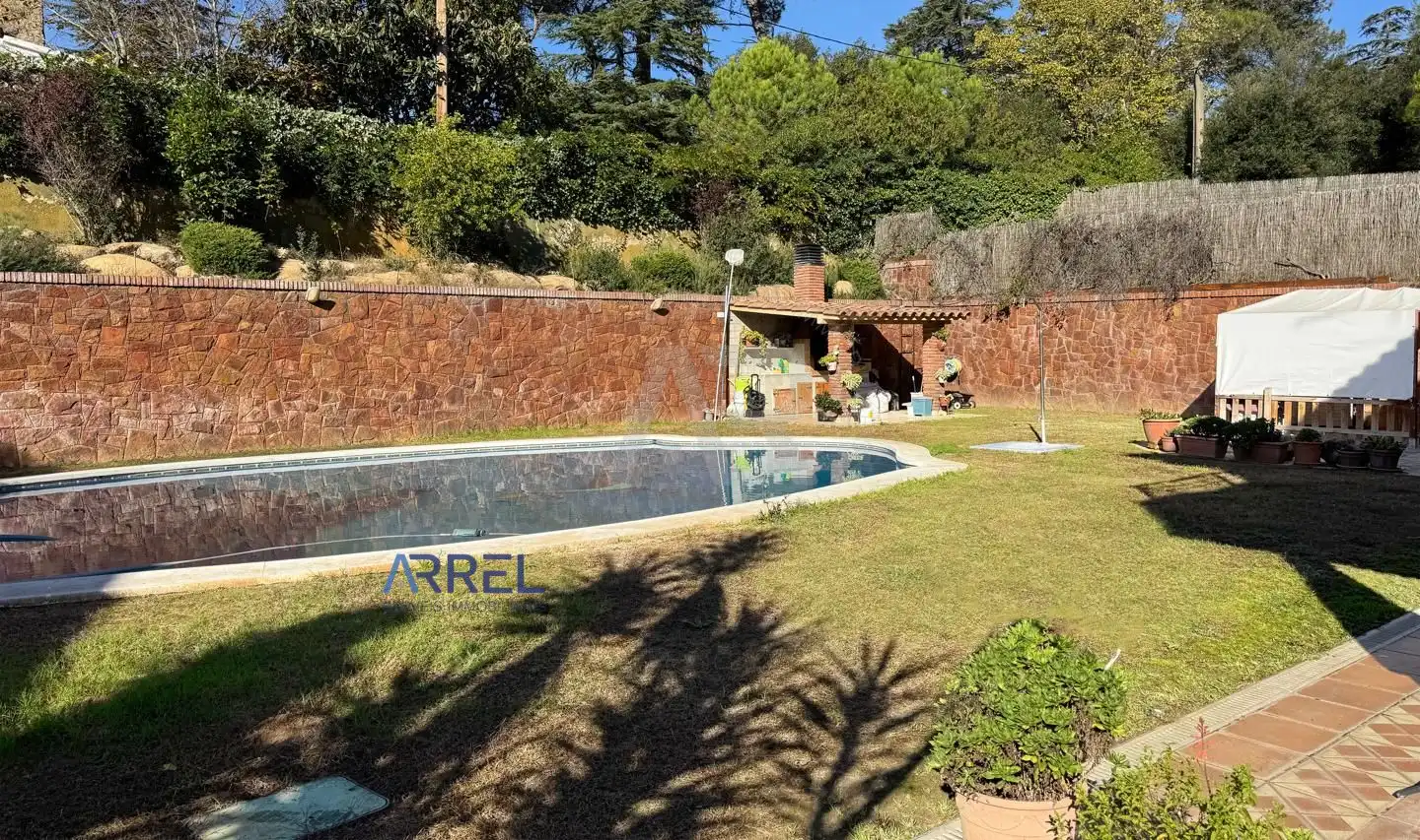 Jardín de Casa o chalet en venta en Vallromanes con Jardín privado, Terraza y Piscina