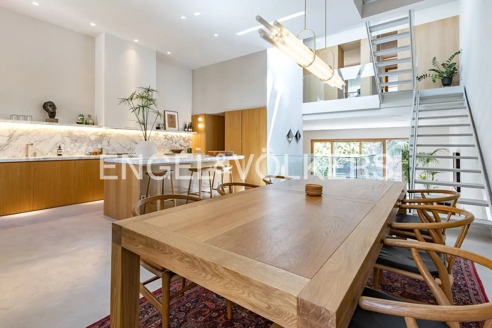 Dining room of Houses for rent in Barcelona  with Air Conditioner, Heating and Private garden