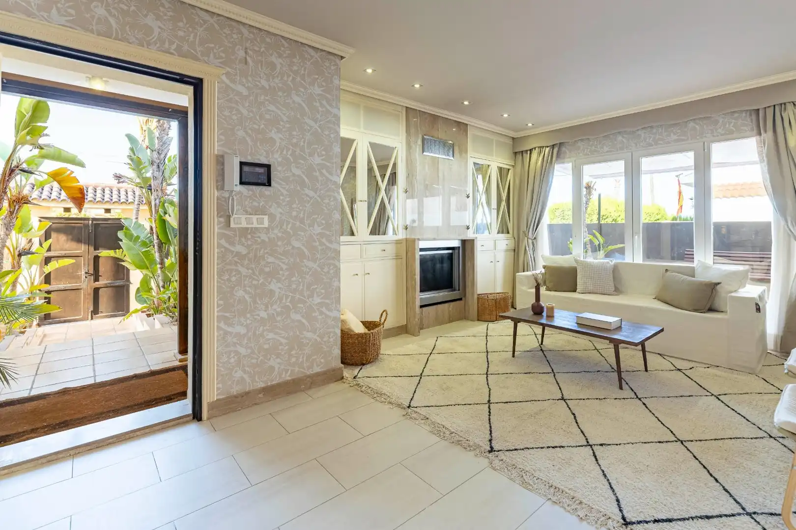 Sala de estar de Casa o chalet en venta en Chilches / Xilxes con Aire acondicionado, Jardín privado y Terraza