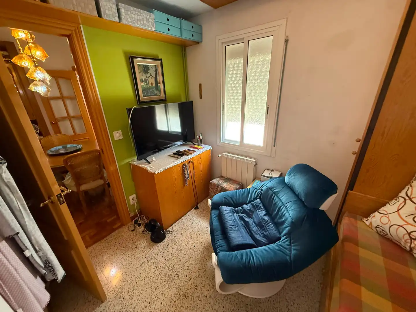 Living room of Flat for sale in Cornellà de Llobregat  with Air Conditioner, Heating and Parquet flooring