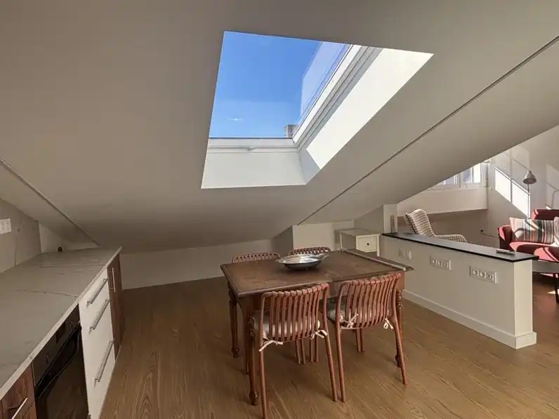 Esszimmer von Dachboden zur Miete in Ortigueira, A Coruña