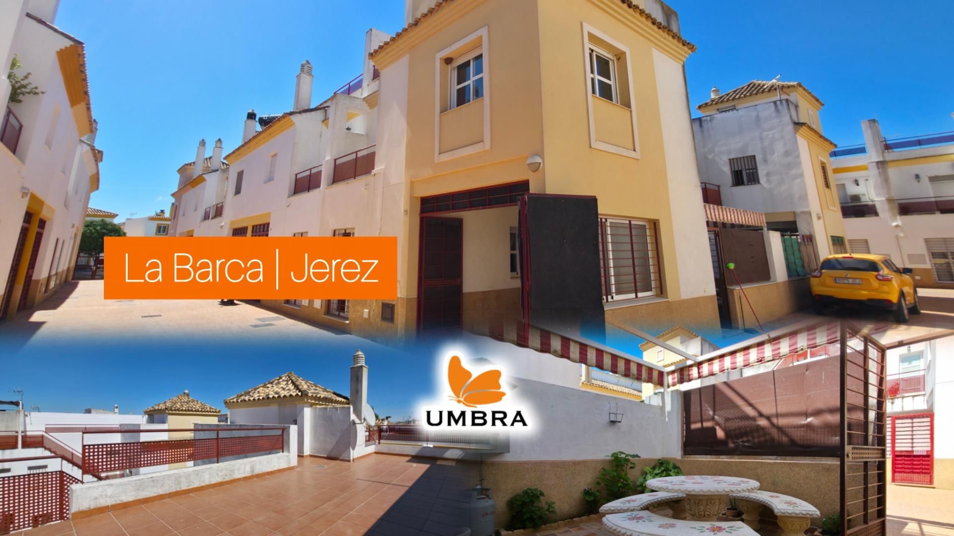 Vista exterior de Casa adosada en venta en Jerez de la Frontera con Aire acondicionado, Terraza y Balcón