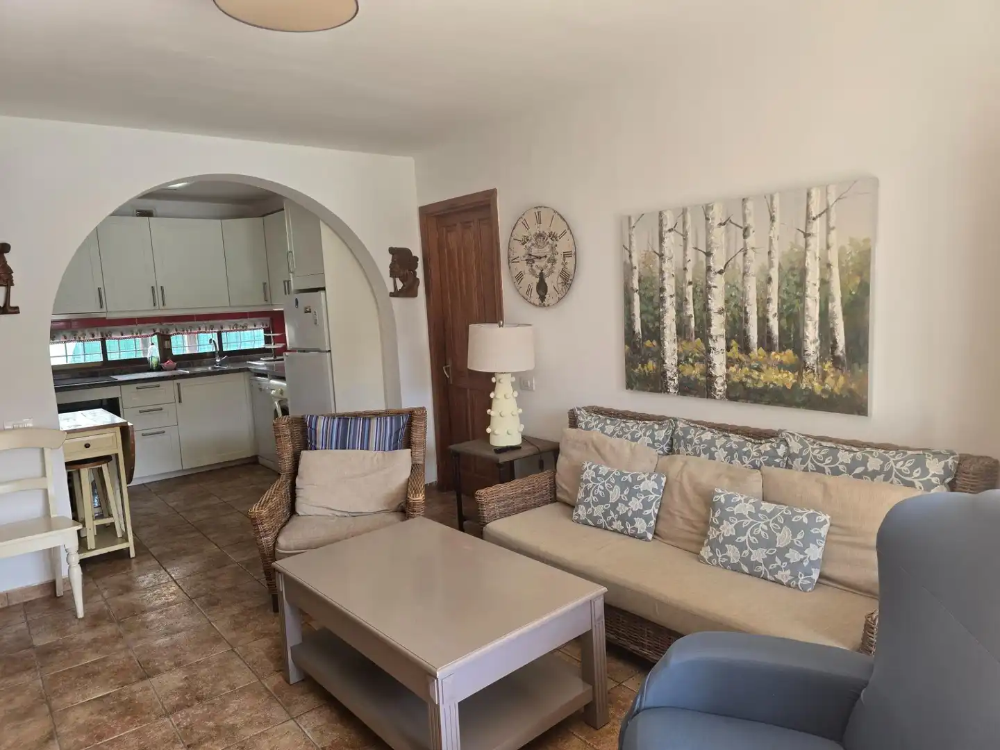Living room of Duplexes for rent in San Bartolomé de Tirajana  with Terrace, Furnished and Balcony