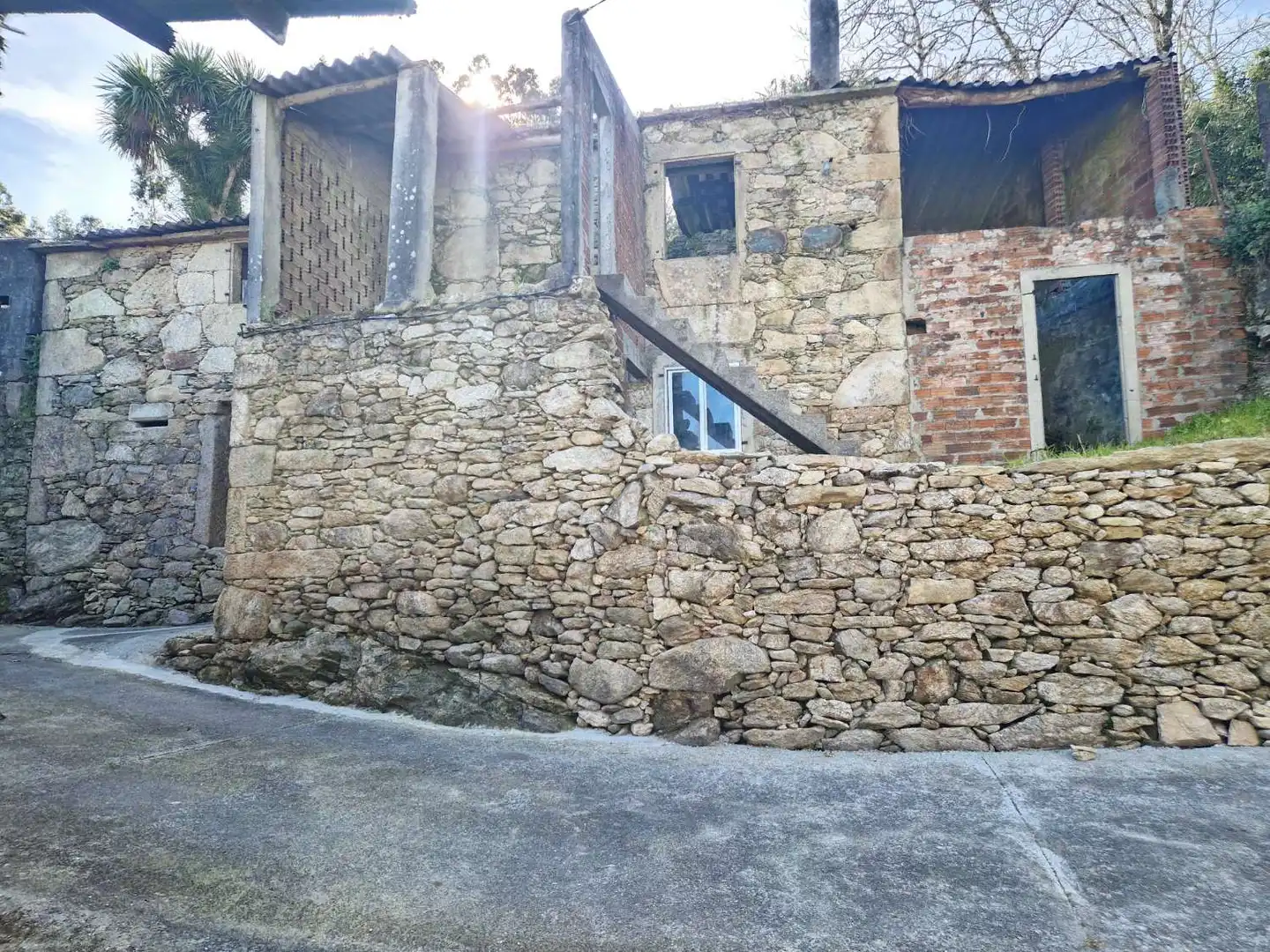 Vista exterior de Casa o chalet en venta en Negreira con Terraza