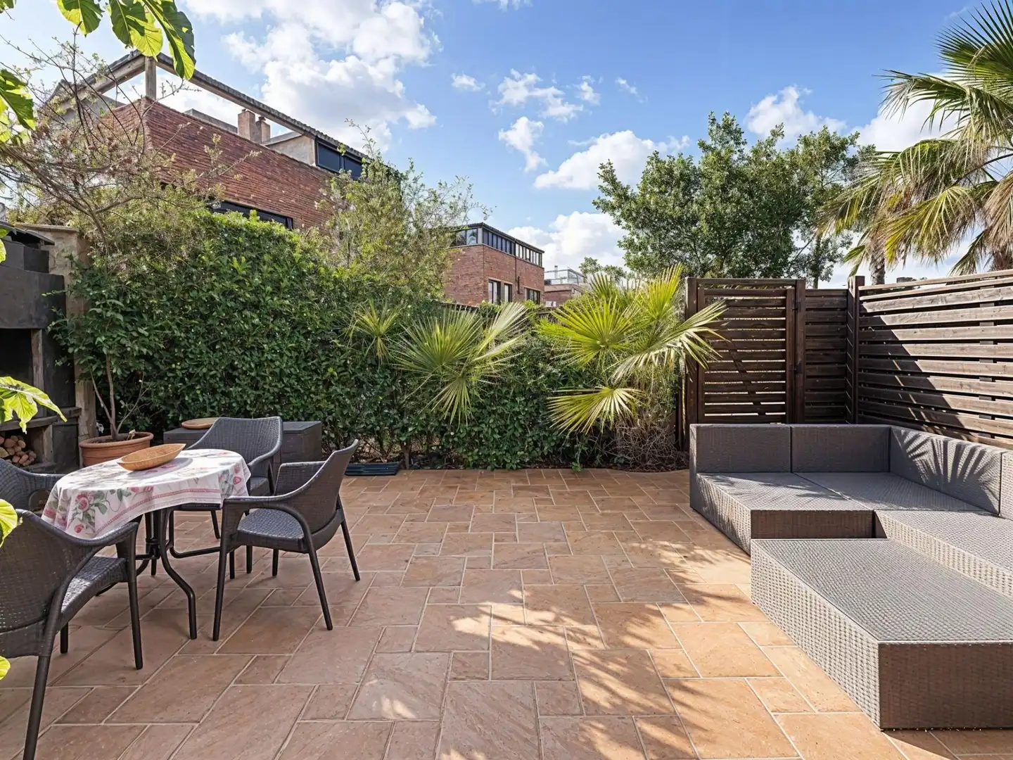 Terrassa de Casa adosada de lloguer en Godella amb Aire condicionat, Calefacció i Jardí privat