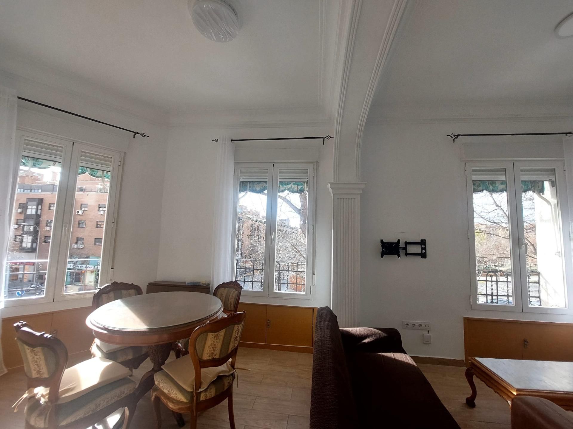 Dining room of Flat to rent in  Madrid Capital  with Heating